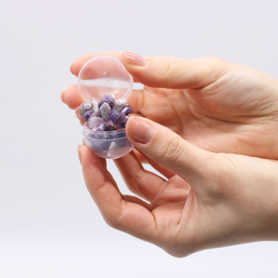 💜 Pozione d’Ametista – Bath Bomb con Bracciale Gemma