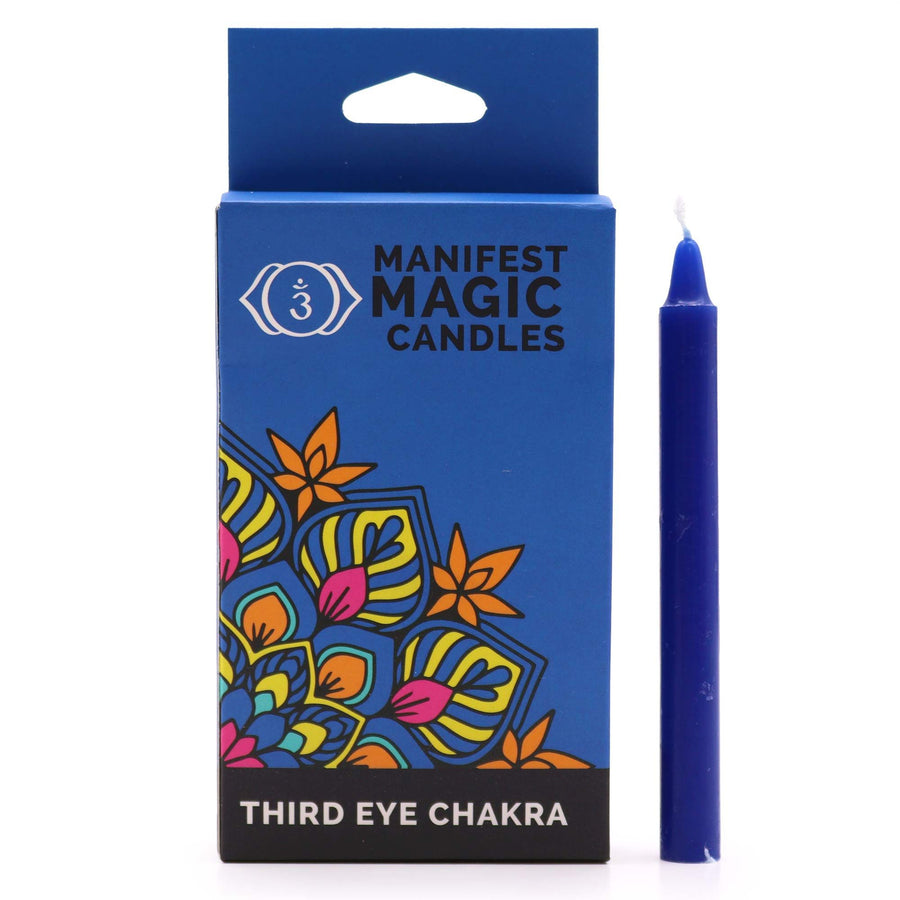 Manifest Magic | SET DA 12 CADELE - Dark Blue - Il Chakra del terzo occhio, l'INTUIZIONE - La Visione di Hekate 💙