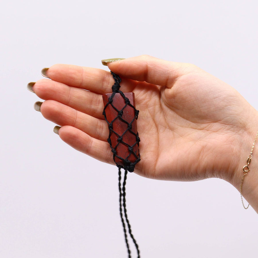 Collana Lilith| Diaspro rosso legato ❤️🔥