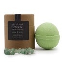 🍋✨ “Lemon & Lime Prosperity Ritual” – Bath Bomb con Bracciale di Avventurina Verde 💚