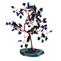 Albero di Pietre Preziose con 100 Sodalite – Base in Agata Blu – Serenità, Chiarezza Mentale e Comunicazione