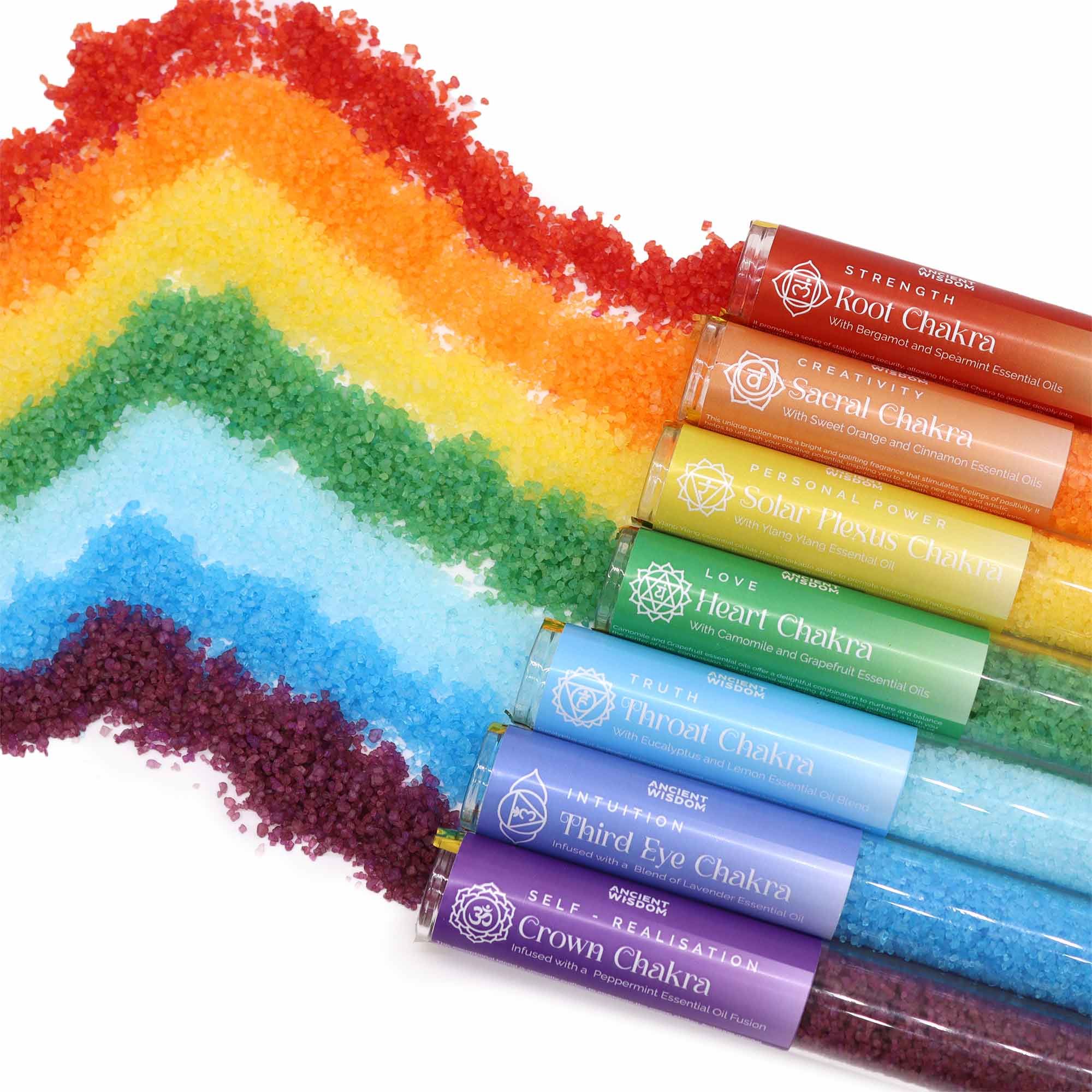 Scatola regalo sali da bagno dei 7 chakra 🌈