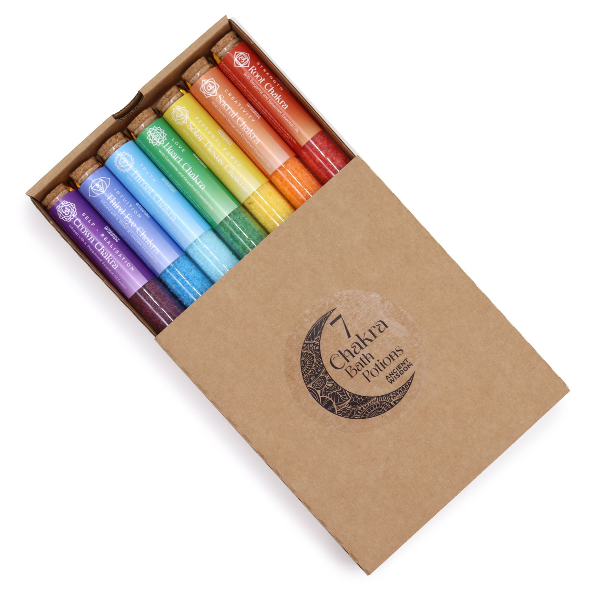 Scatola regalo sali da bagno dei 7 chakra 🌈
