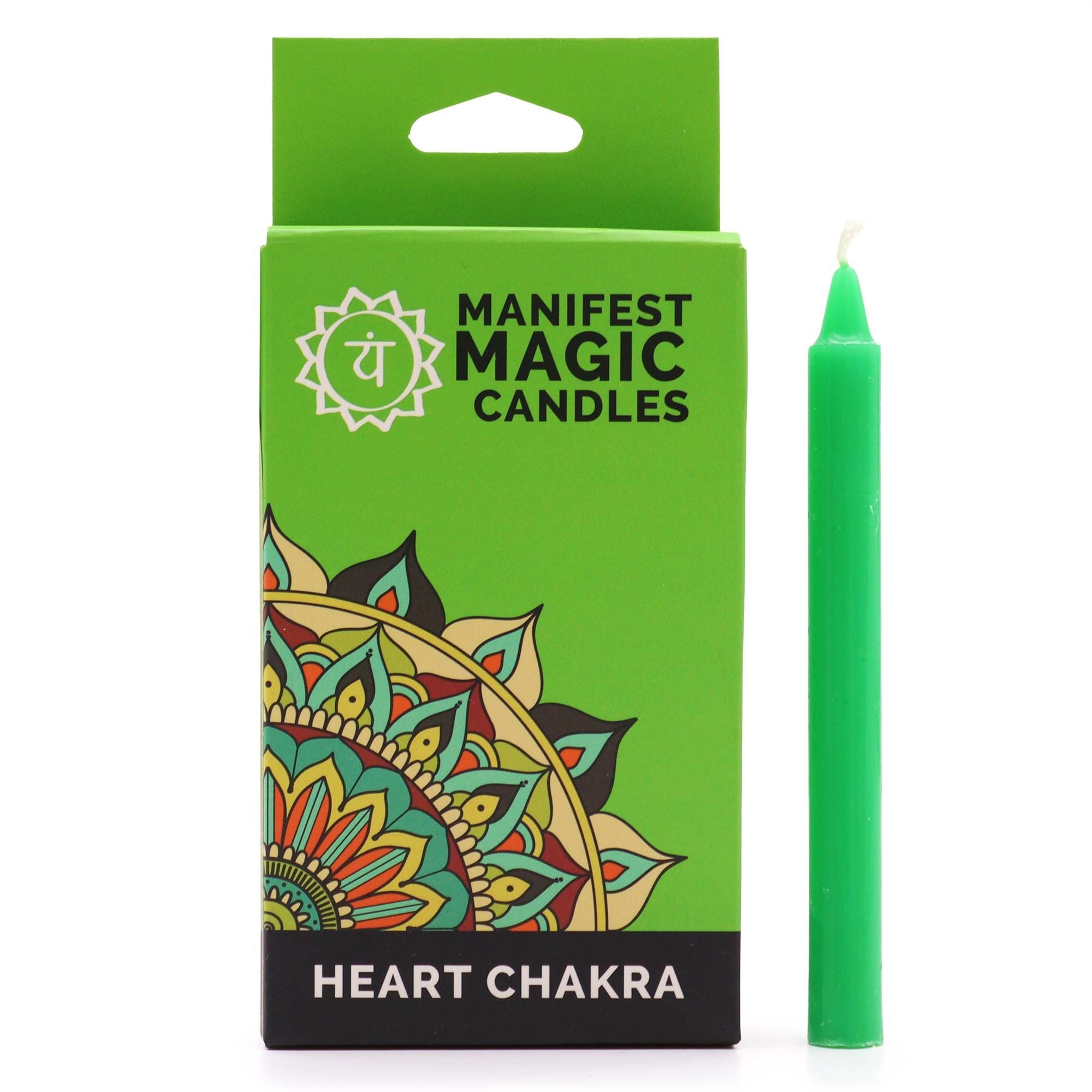 💚 Cuore di Venere | SET DA 12 CANDELE VERDI - Chakra del Cuore & Amore Universale