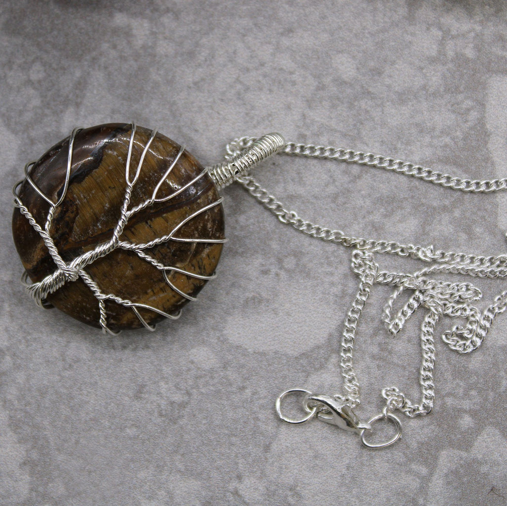 🤎 Collana Albero della Vita | Occhio di Tigre