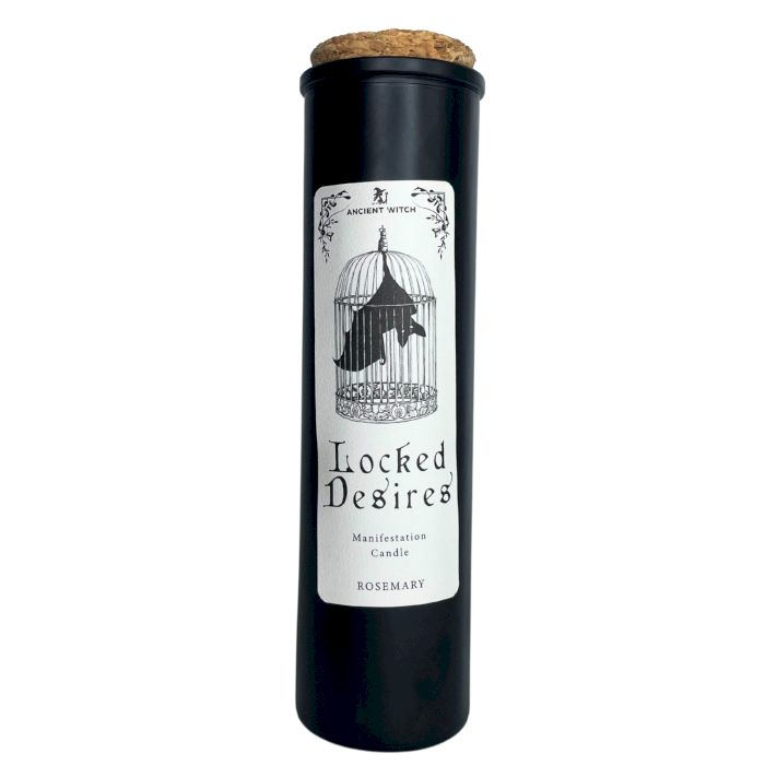 Ancient Witch | 🕯 Candela Purificante con Rosmarino – Sblocca Desideri & Energia Interiore