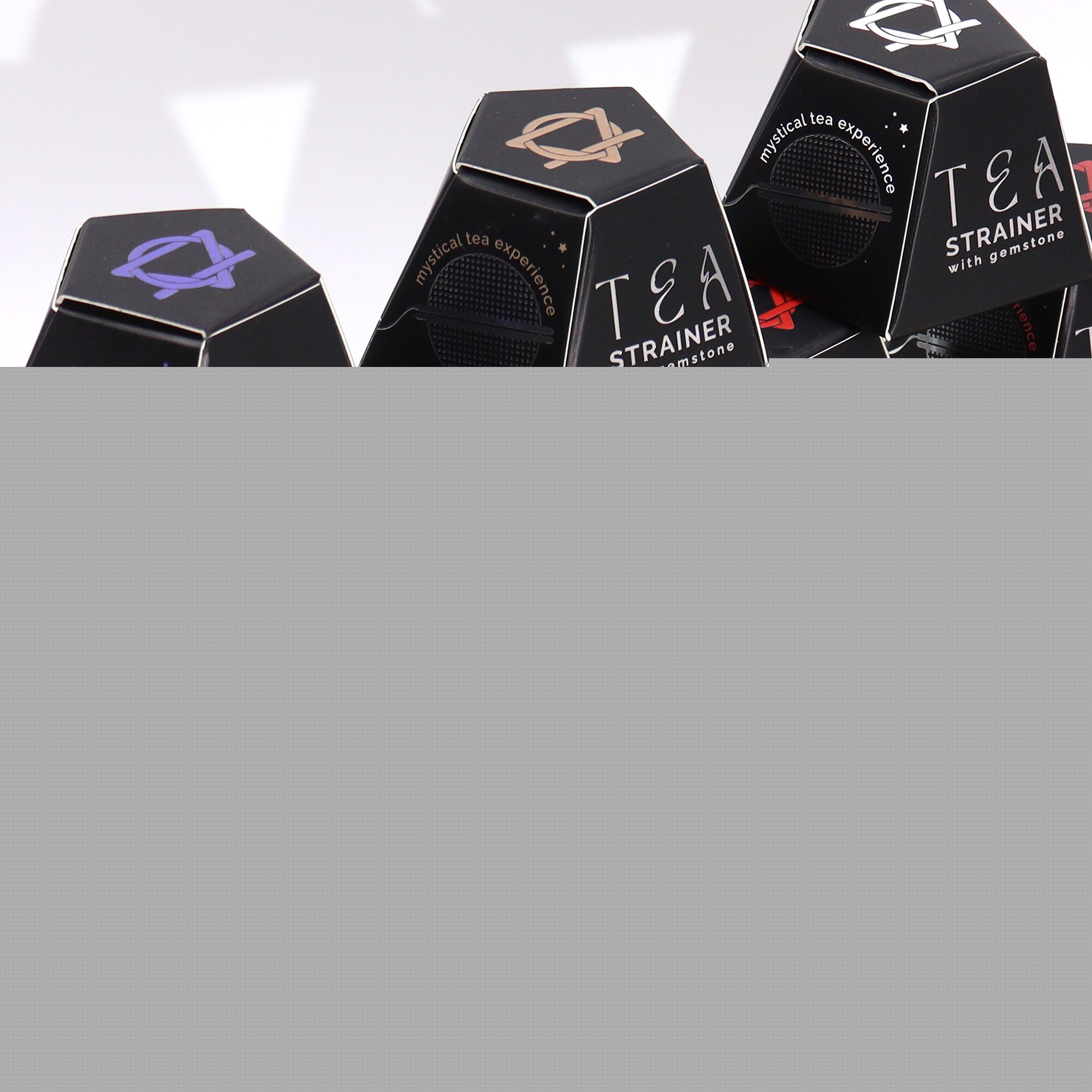 🌙 Elisir di Artemide – Filtro da Tè con Cristallo di Pietra di Luna Arcobaleno