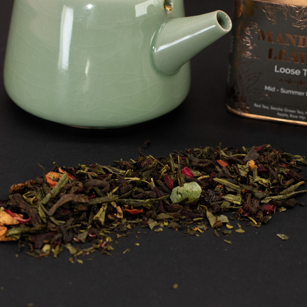 MID-SUMMER MAGIC ✦ Tè Fruttato & Solare (Pu Erh + Sencha) 50g