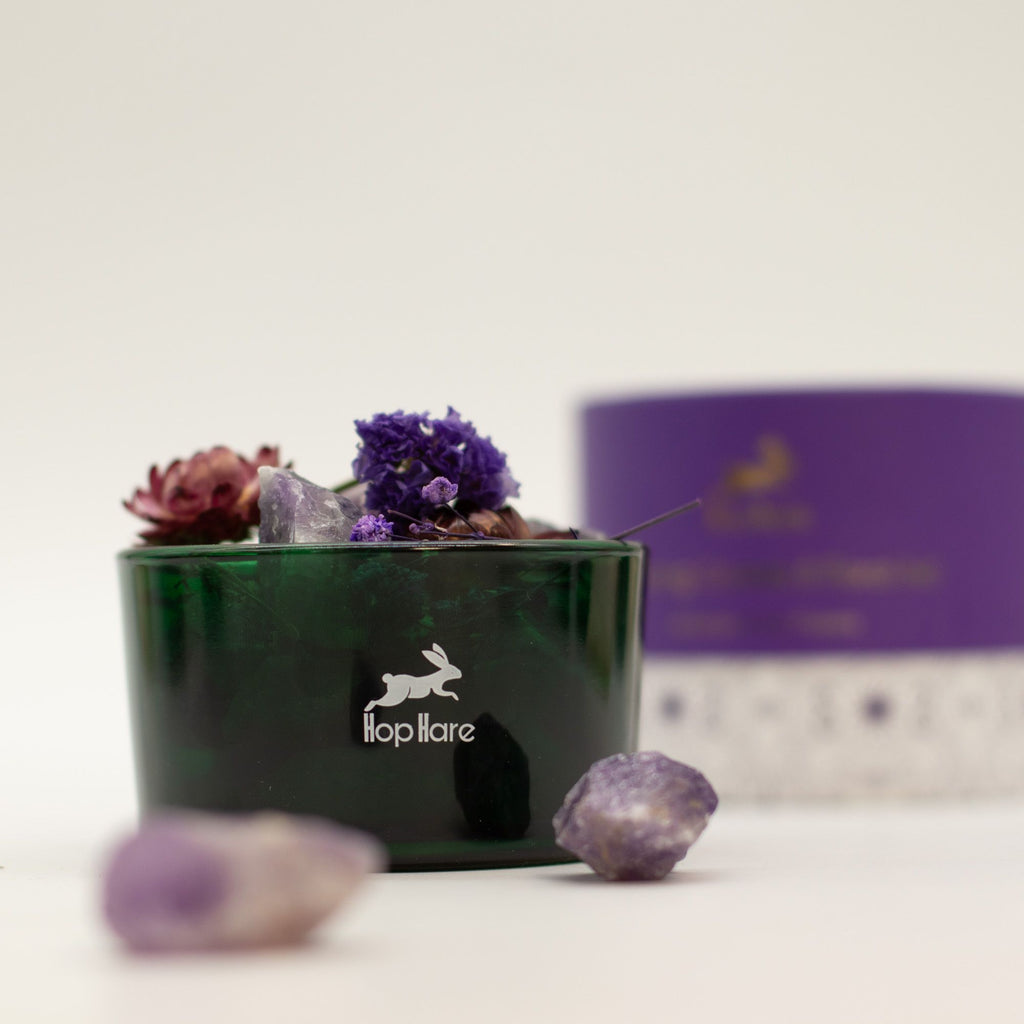 The Moon – Diffusore Rituale con fiori secchi e Ametista 🌙 CALMA