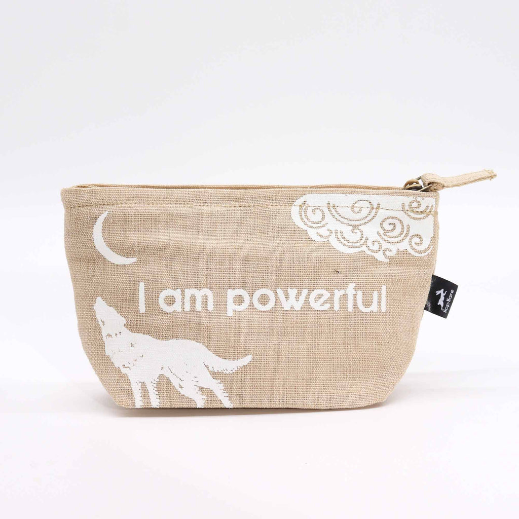 Pochette ✧ I am Powerful in iuta & cotone