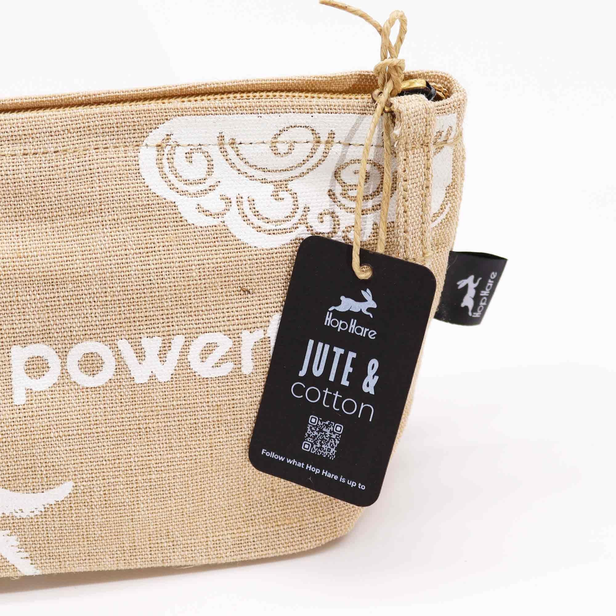 Pochette ✧ I am Powerful in iuta & cotone