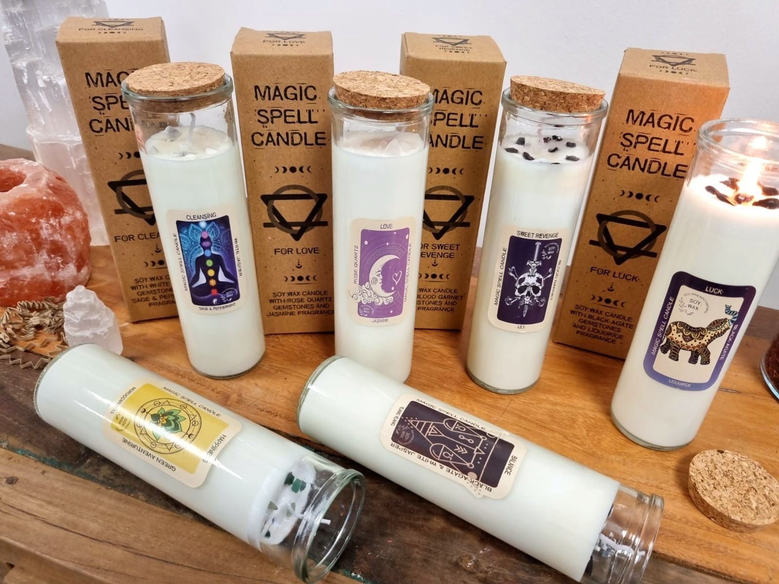 🌑 Candela Incantata “Lo scudo di Hekate” – Purificazione & Protezione Energetica
