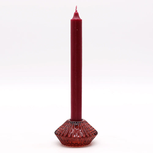 Set di 1 Candeliere e 1  Porta lumino Magici in Vetro | VAMPIRE RED 🩸