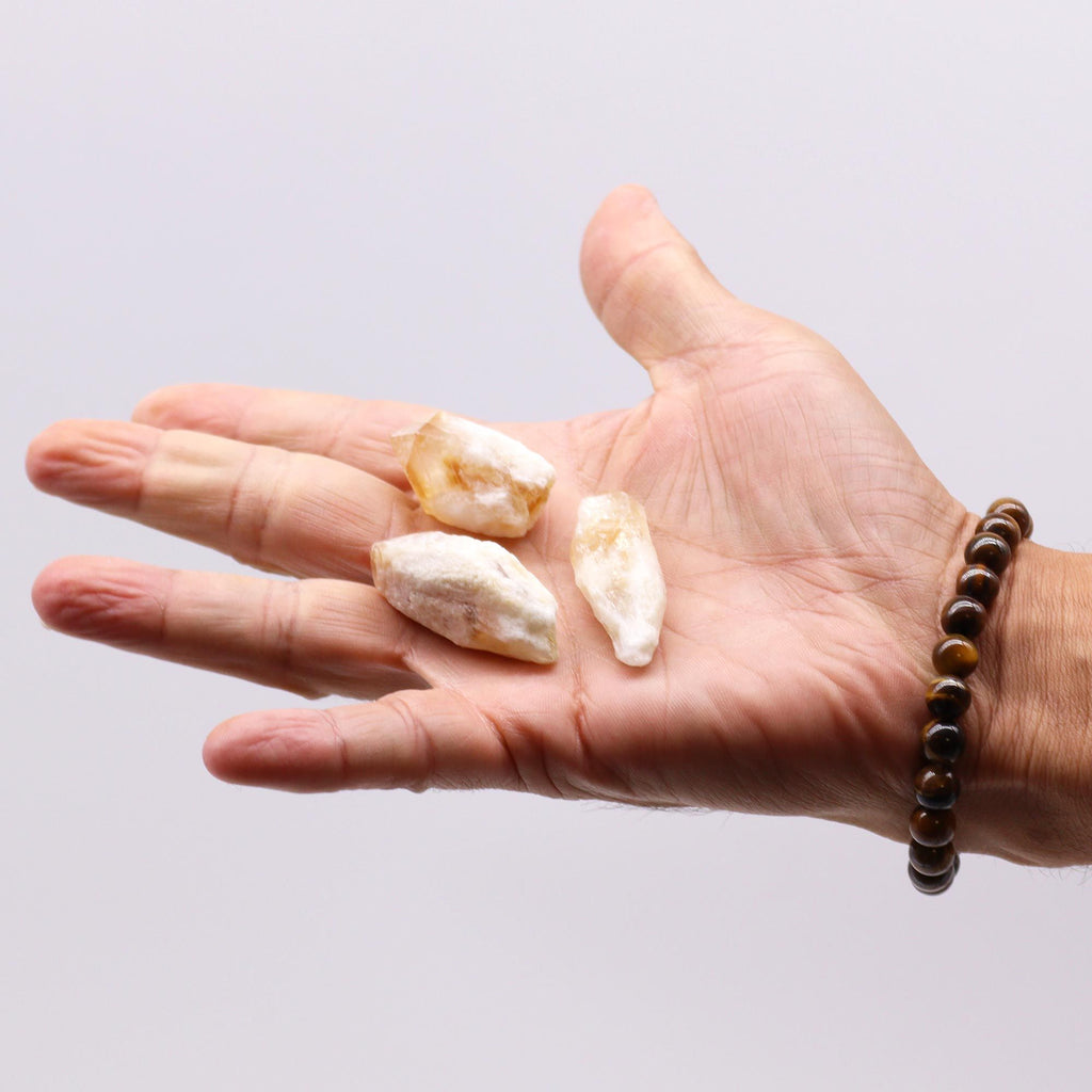 Punte Grezze di Citrino Topazio – Gemme del Sole Radiante ☀️