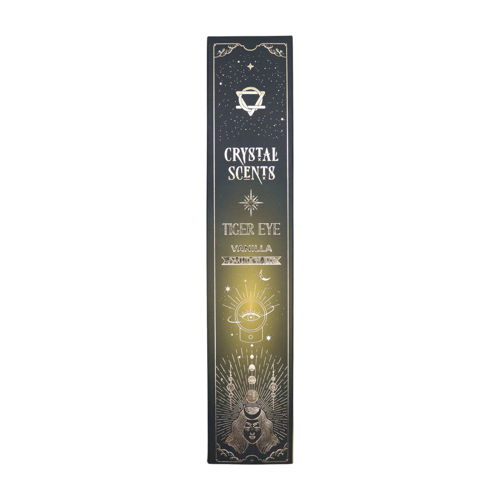 Tiger Eye Crystal Scents Smudge Incense - Vanilla