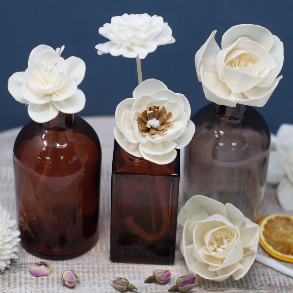 🌹 Fiore Diffusore Naturale – Rosa su Bastoncino
