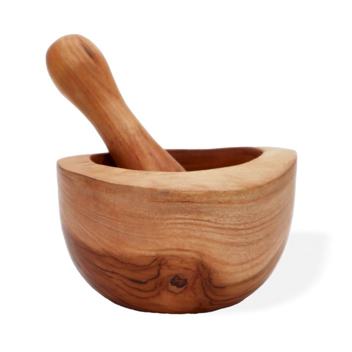 Pestello e Mortaio in Teak Naturale 🪵🍃