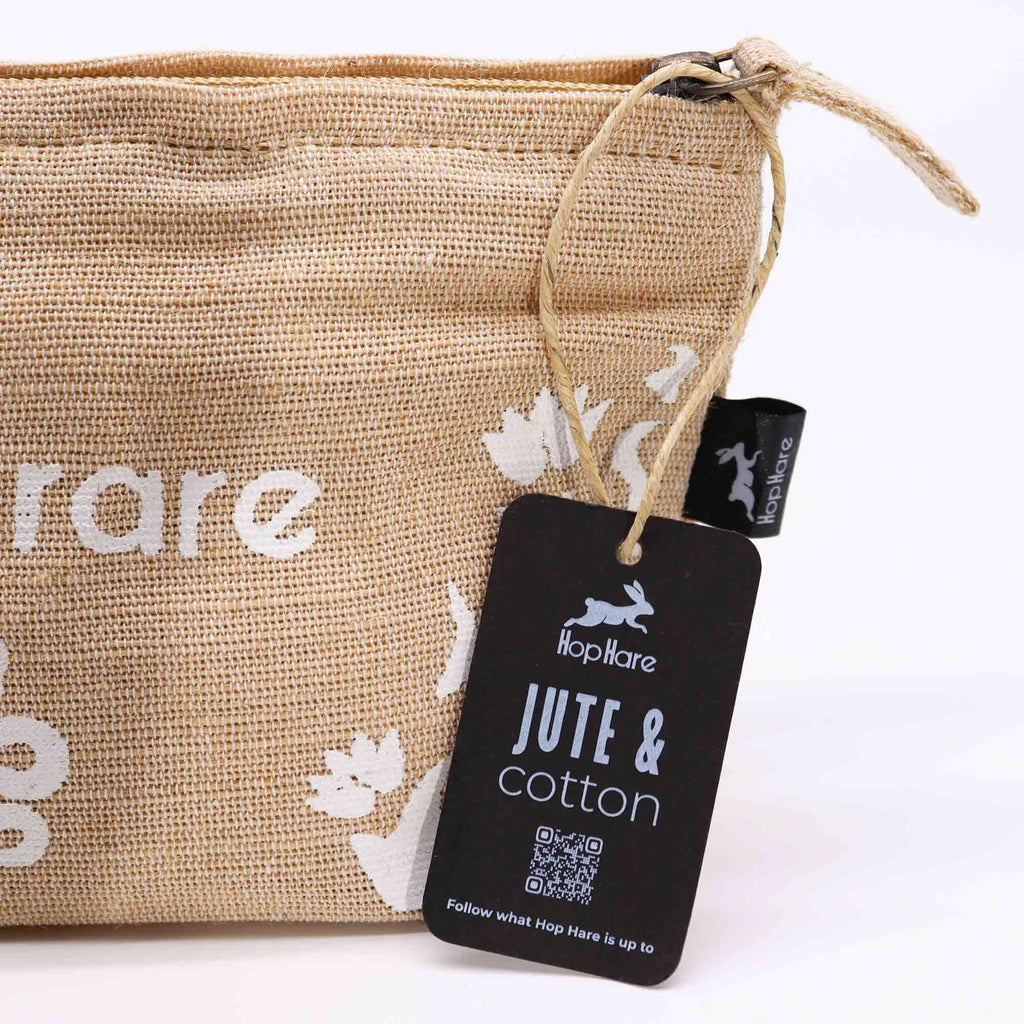 Pochette ✧ I am Rare in iuta & cotone