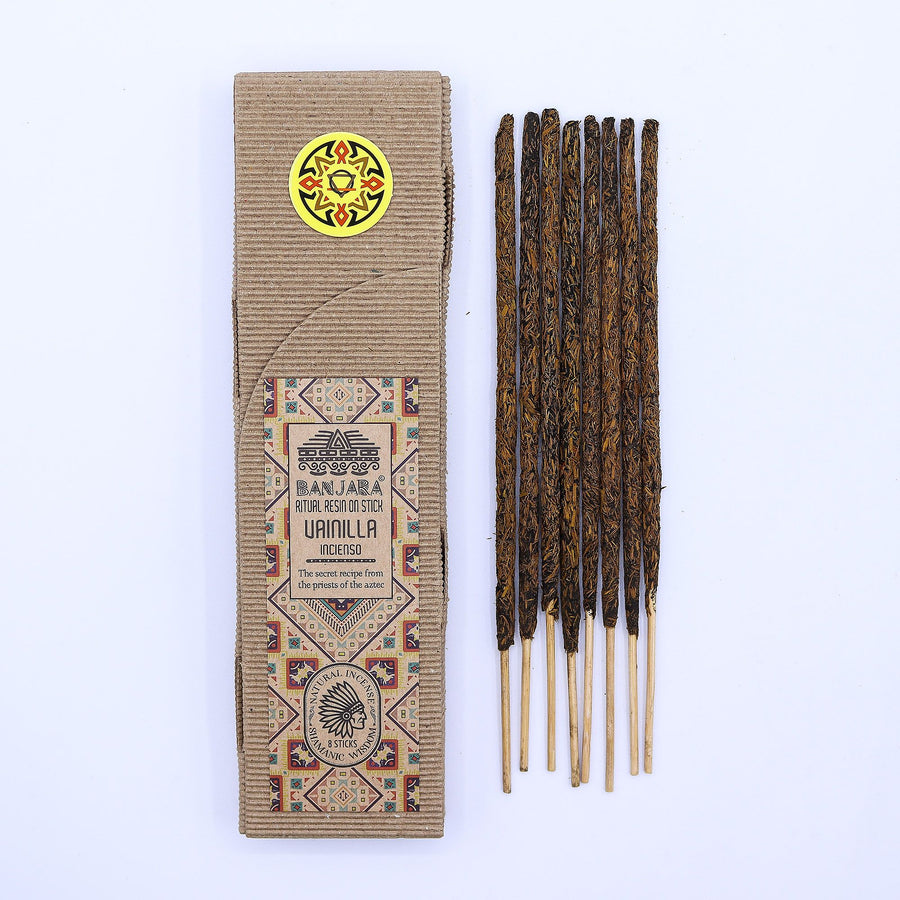 8 Incensi stick Indiani in resina | Vanilla Fatale 🍨