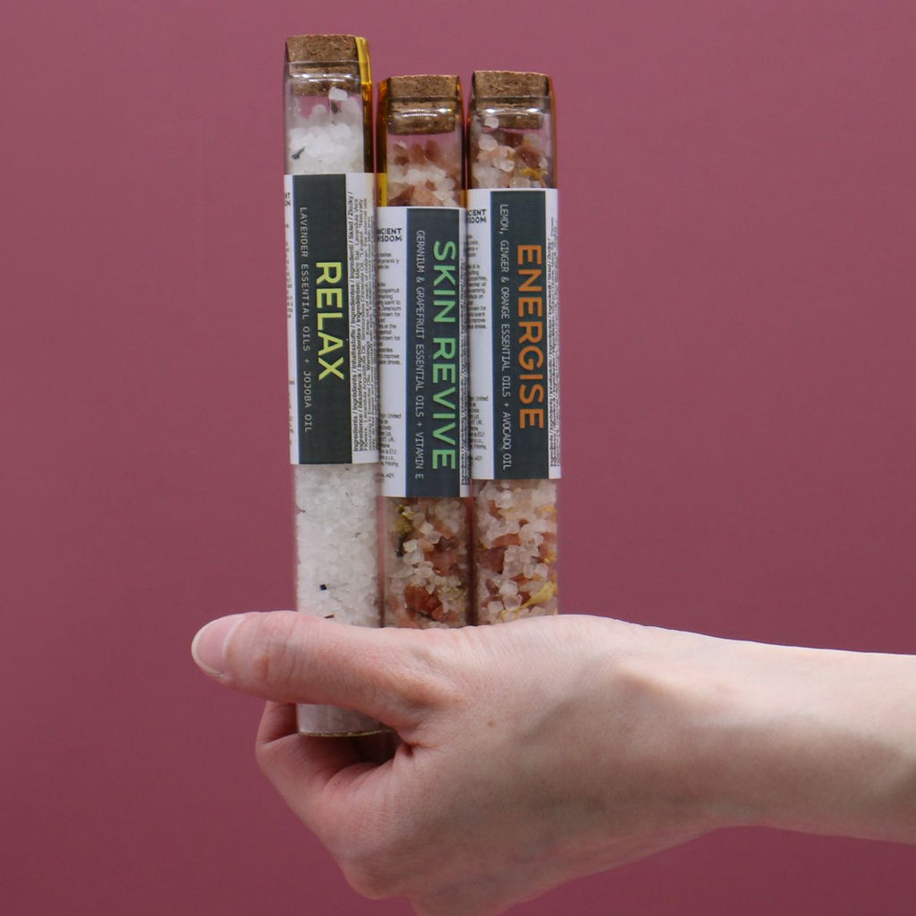 🌟 Rituale dei 7 Giorni – Bath Salts in Vials “Goddess Glow Collection” ✨