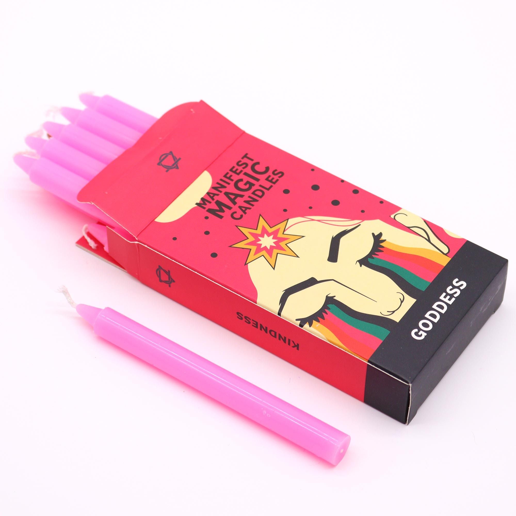 💖 Aphrodite's Light | SET D 12 CANDELE ROSA - Dea Interiore & Amore Divino