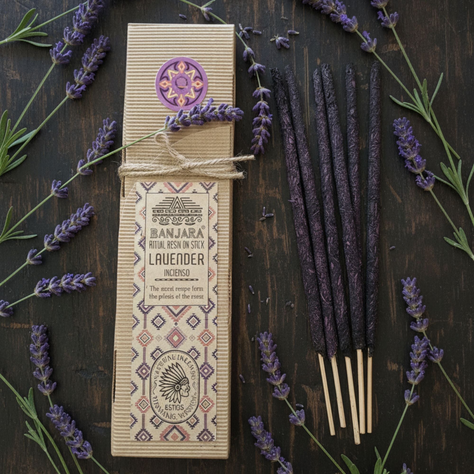 💜 Incenso in Resina Rituale ✦ Lavenda