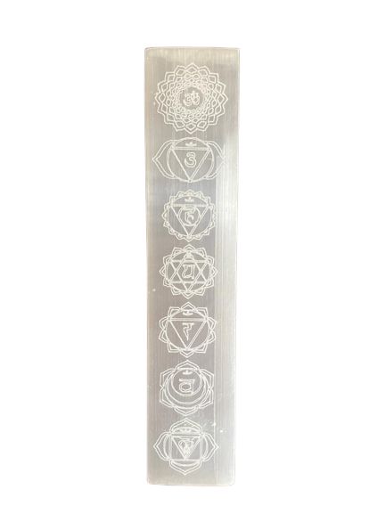 BARRA DI RICARICA IN SELENITE 20cm - Chakra