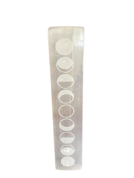 BARRA DI RICARICA IN SELENITE 20cm - I CICLI DELLA LUNA