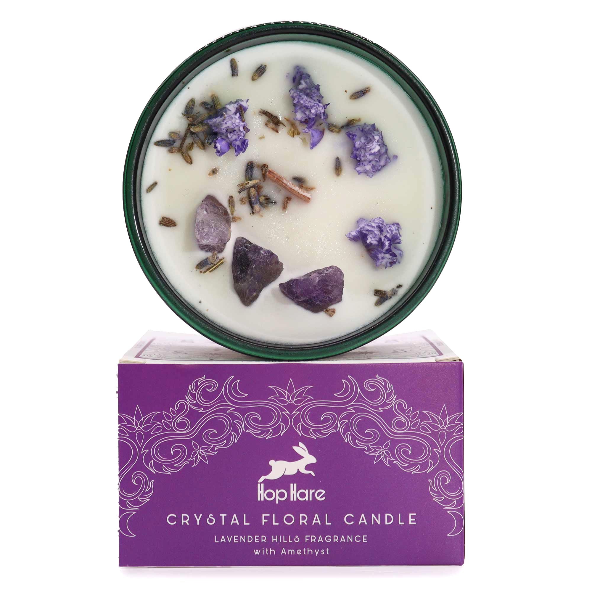 🌙 “La Luna– Candela Magica di Selene” – Lavanda e Ametista 💜