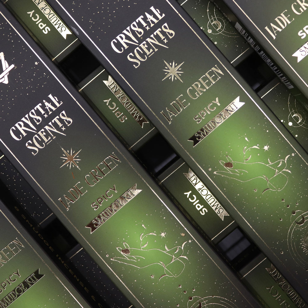Jade Crystal Scents Smudge Incense - Spicy