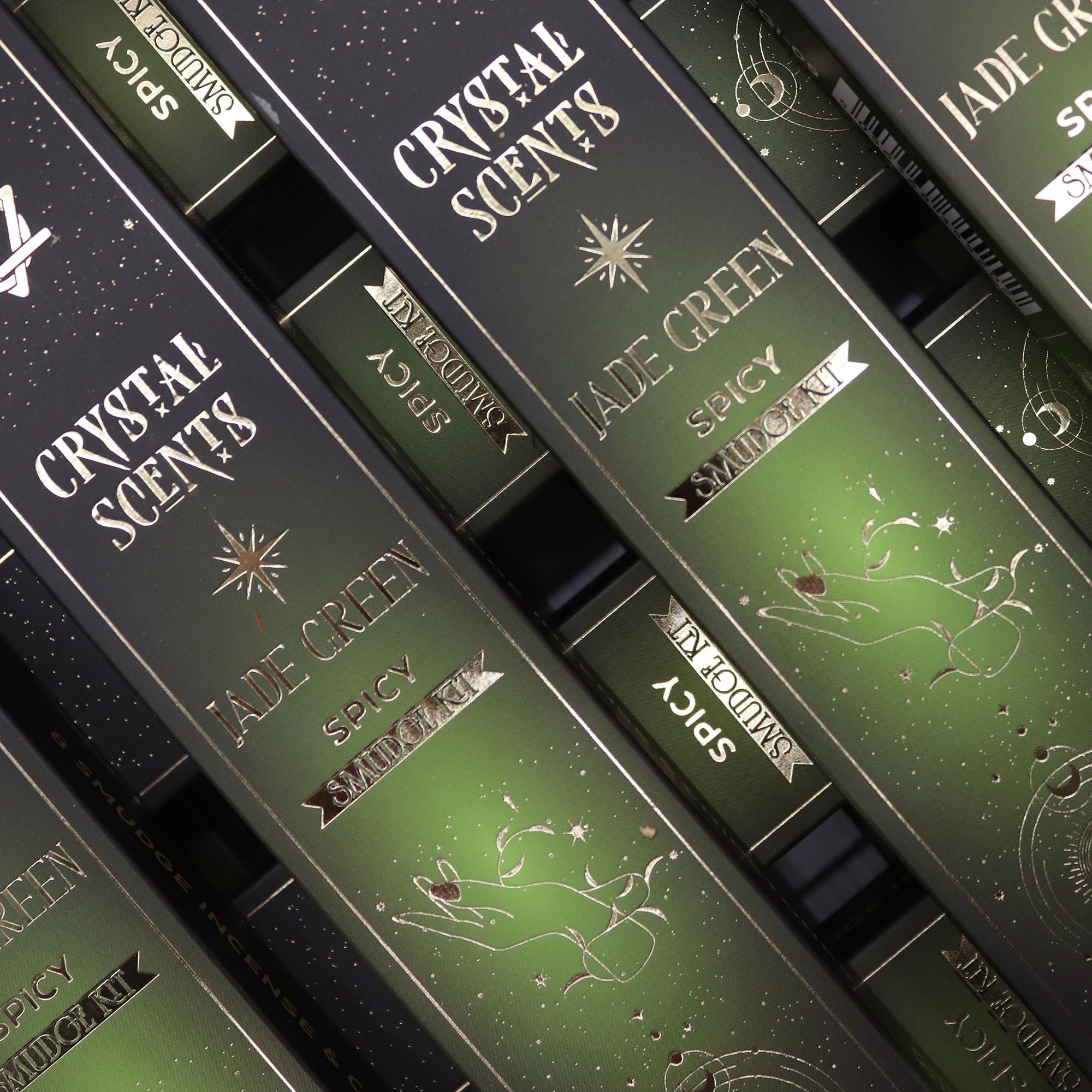 Jade Crystal Scents Smudge Incense - Spicy