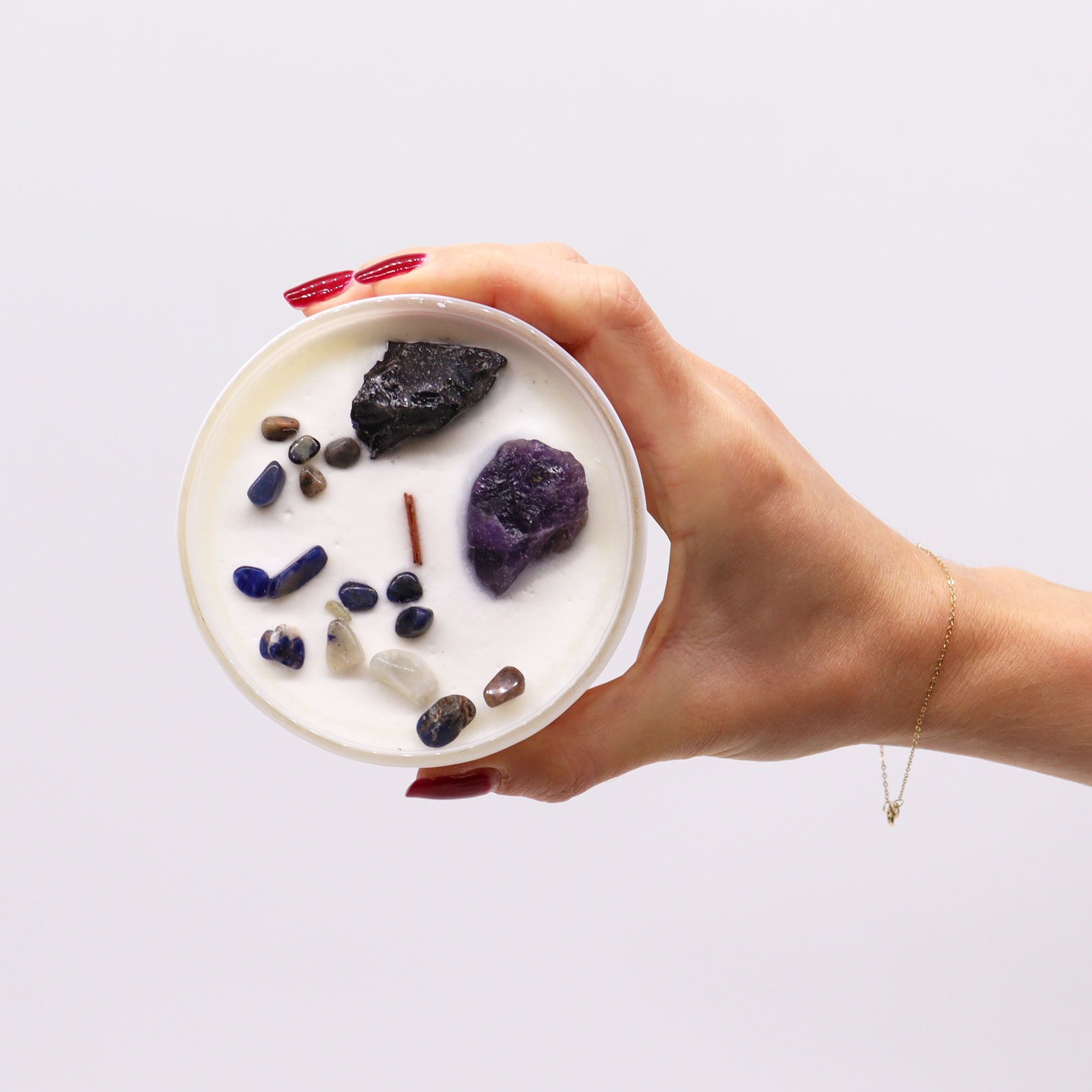 🌞 Candela con cristalli ✦ Chakra del Plesso Solare ✦ Deep in the Forest (17h)