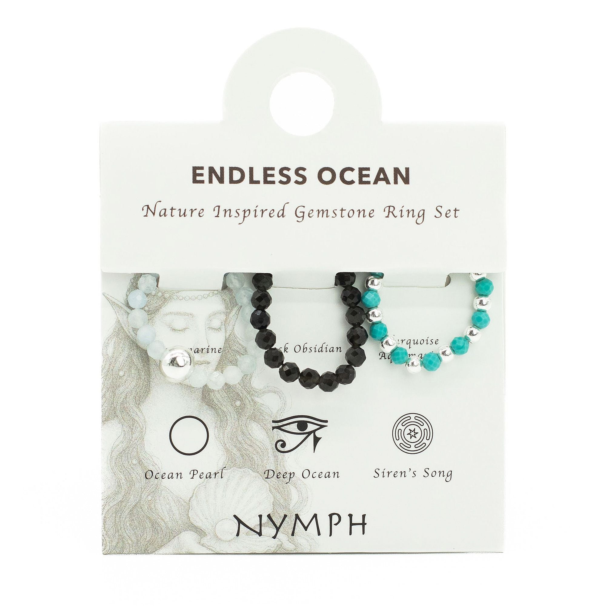 🌊 Set Anelli Spirito della Ninfa ✦ Endless Ocean