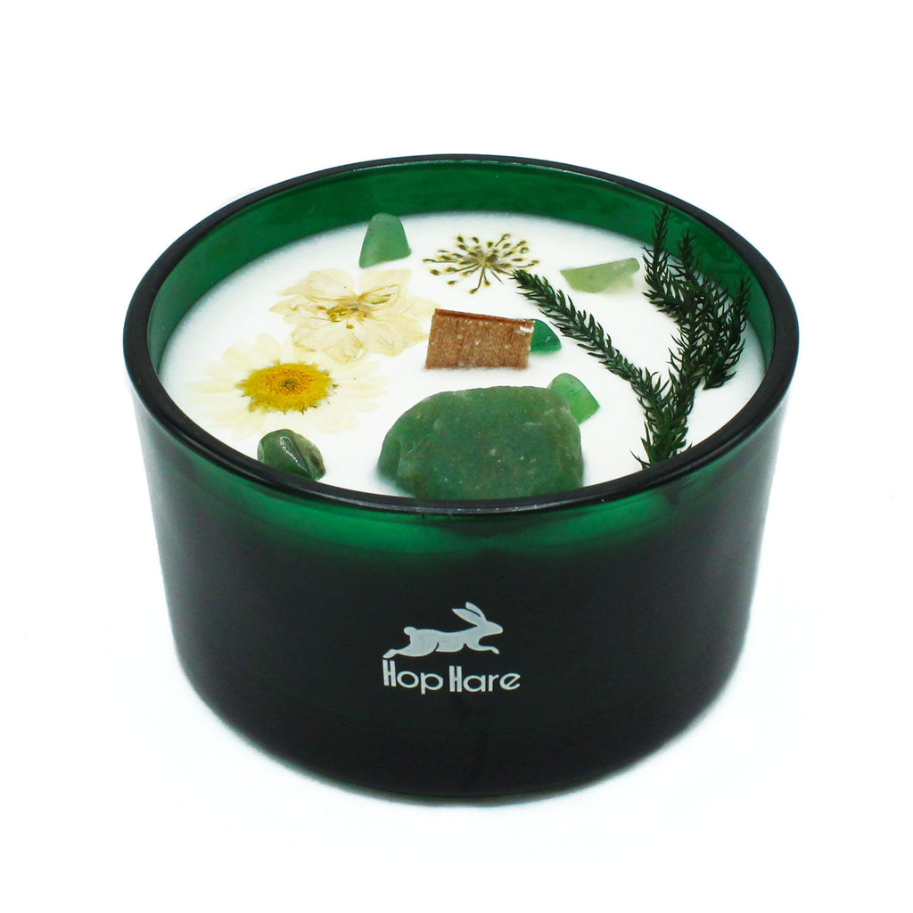 🪄 “Il Mago – Candela Magica di Hermes” – Menta Incantata e Giada Verde 💫