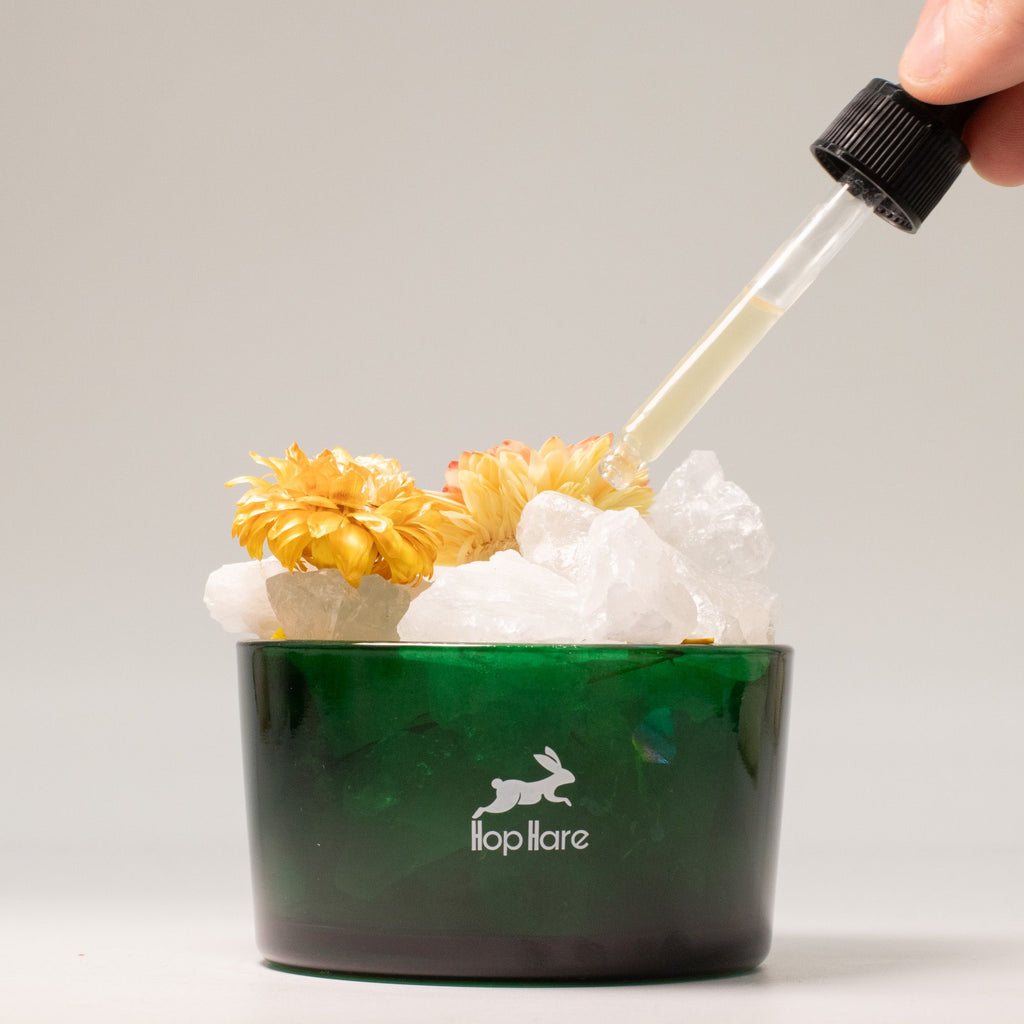 The Lion – Diffusore Rituale con fiori secchi e Quarzo Ialino ✨ ENERGIA