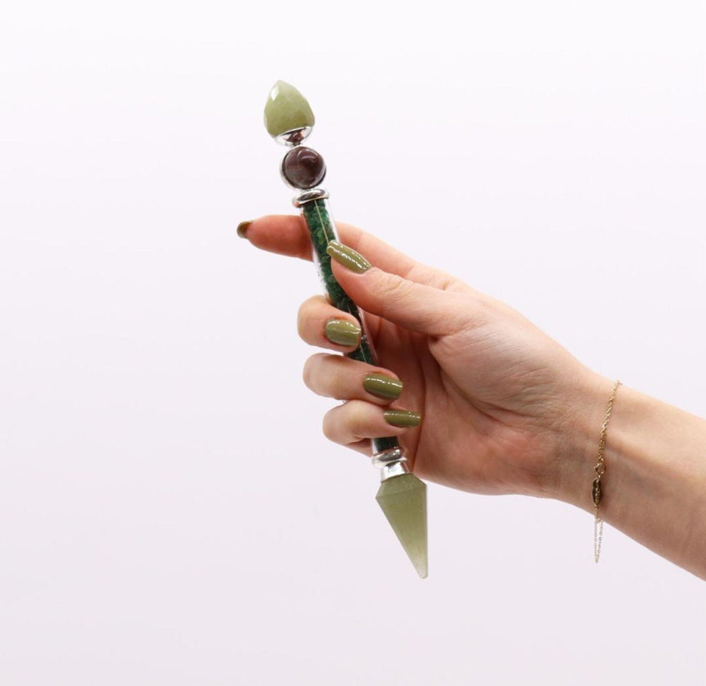 Bacchetta Magica Shiva Lingam | Avventurina Verde ☘️