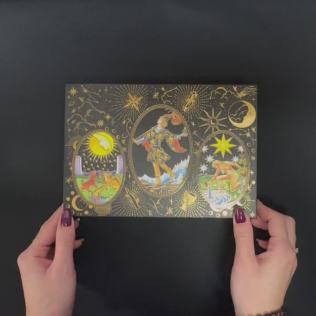 Tarot Ritual Gift Set Nero & Oro