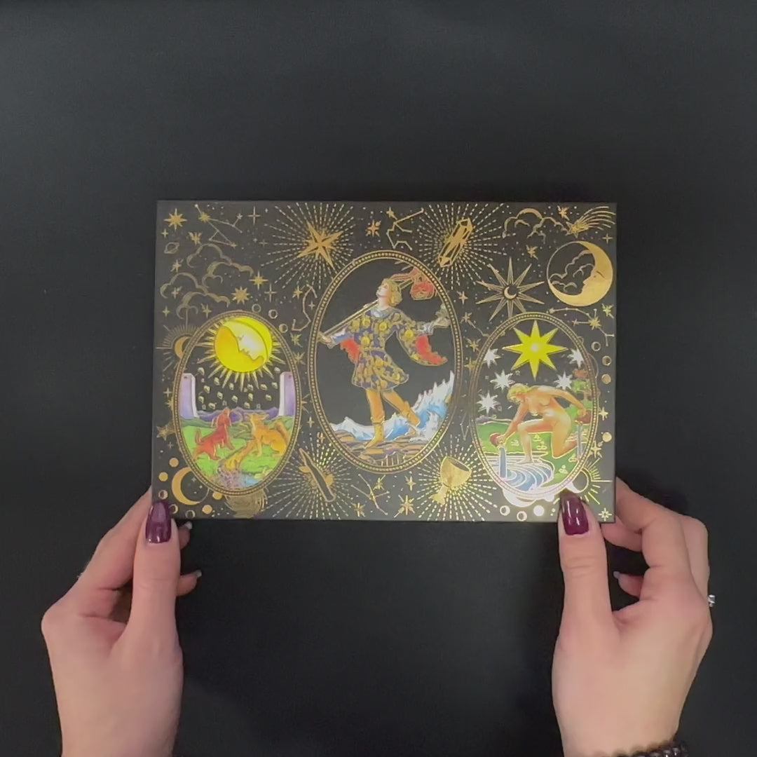 Tarot Ritual Gift Set Nero & Oro